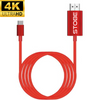 Telefoon verbinden met beamer: USB-C naar HDMI streaming kabel 4K-60Hz- STOBE - Geschikt voor smartphone, tablet en laptop