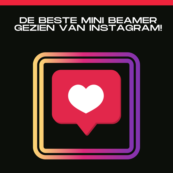 De beste mini beamer gezien van Instagram!