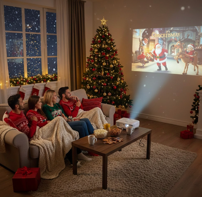 kerstfilm-kijken-met-beamer