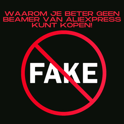 Beamer van AliExpress kopen? Grote fout!