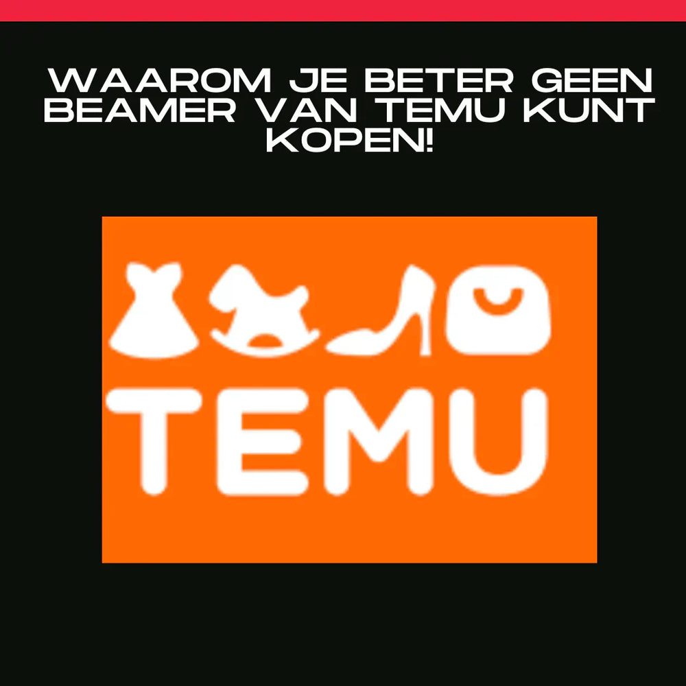 Waarom je beter geen beamer van TEMU kunt kopen!