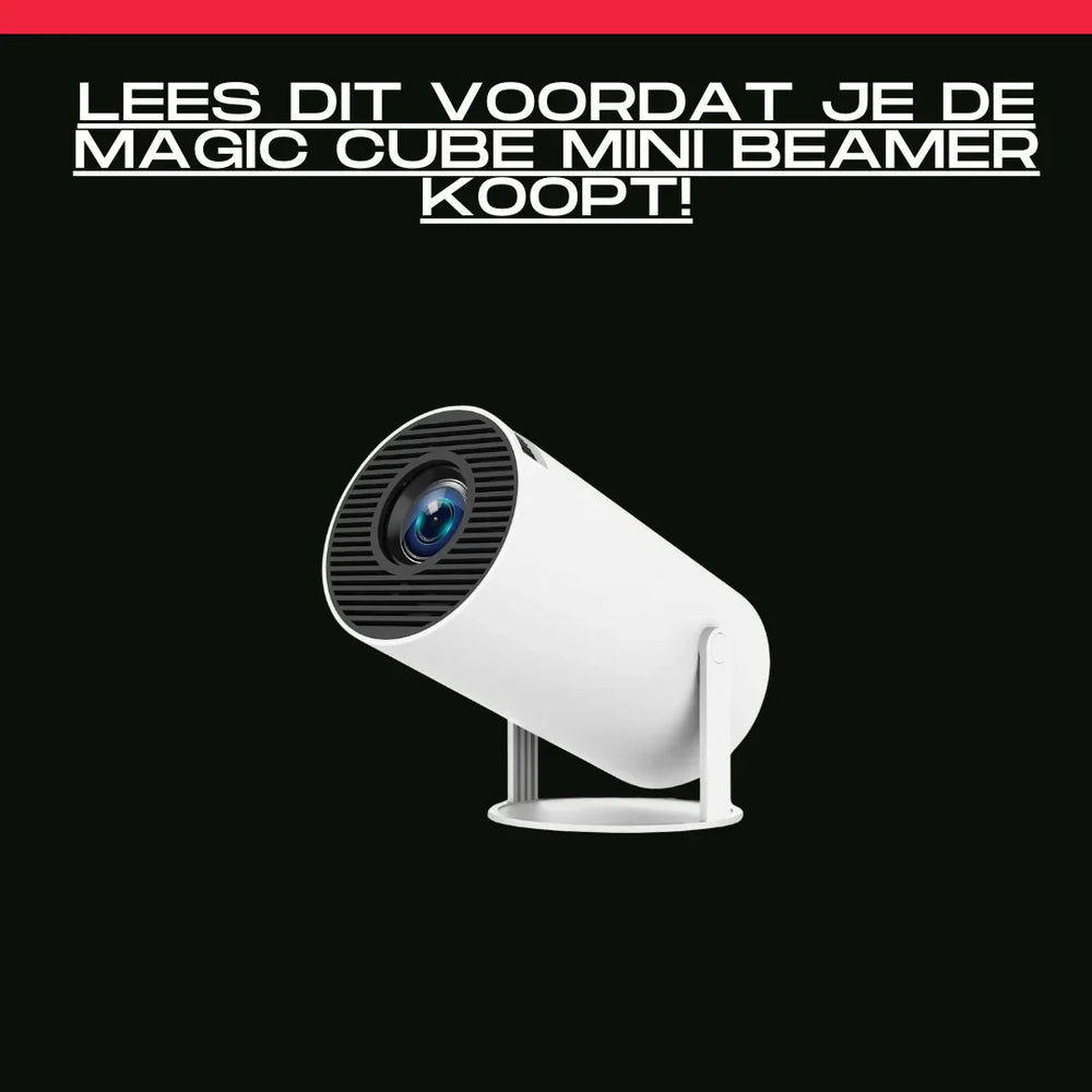 Magic cube mini beamer: Waarom NIET KOPEN?