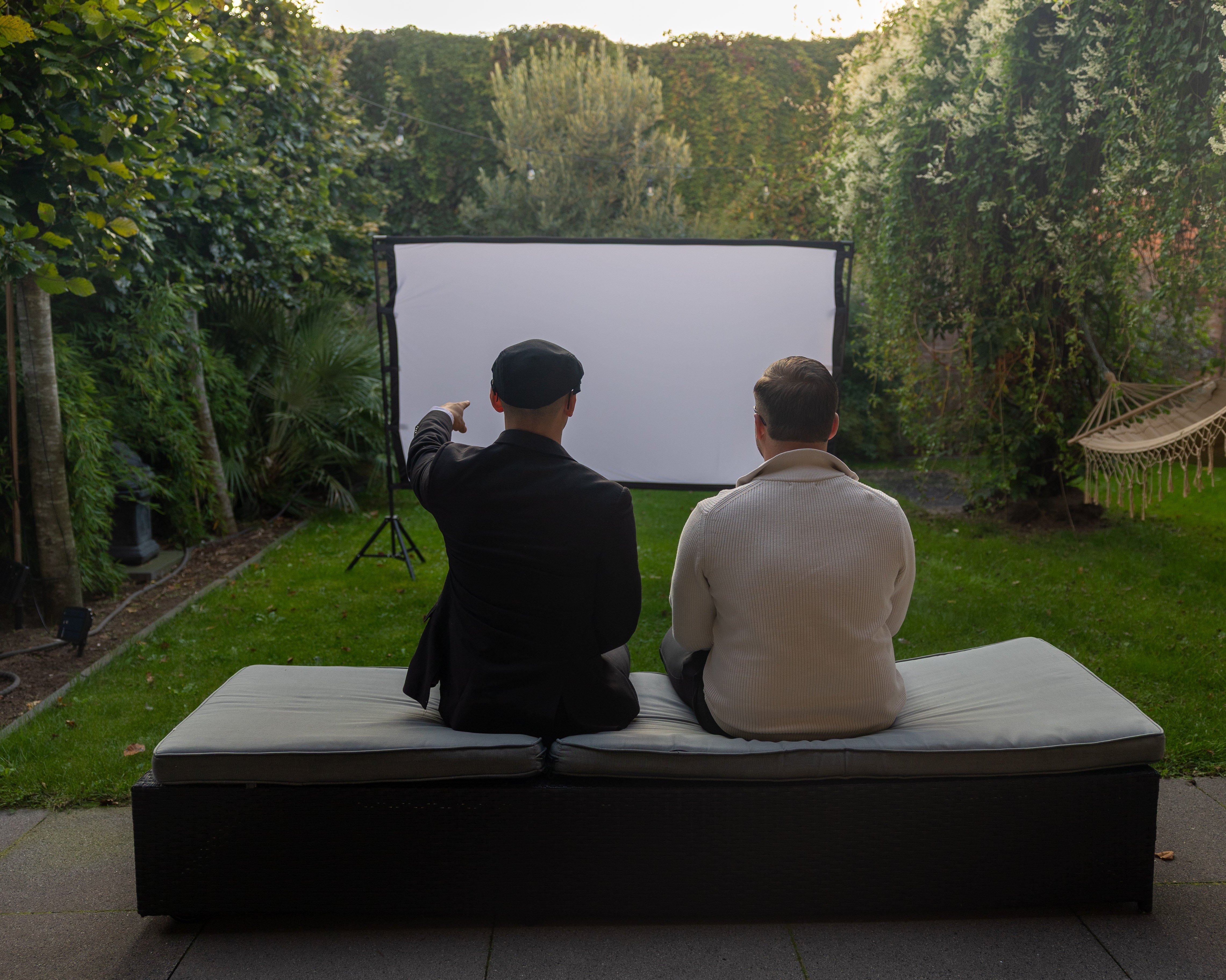 STOBE® Draagbare bioscoop doek + inclusief draag tas 100inch