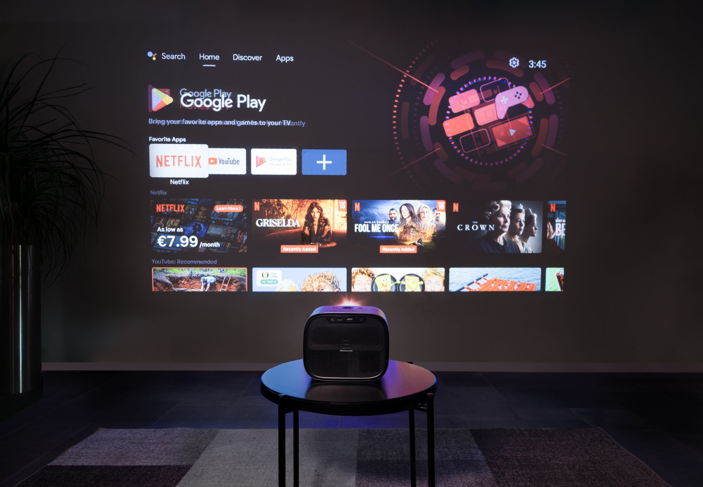 Cinematic smart TV beamer - STOBE.NL