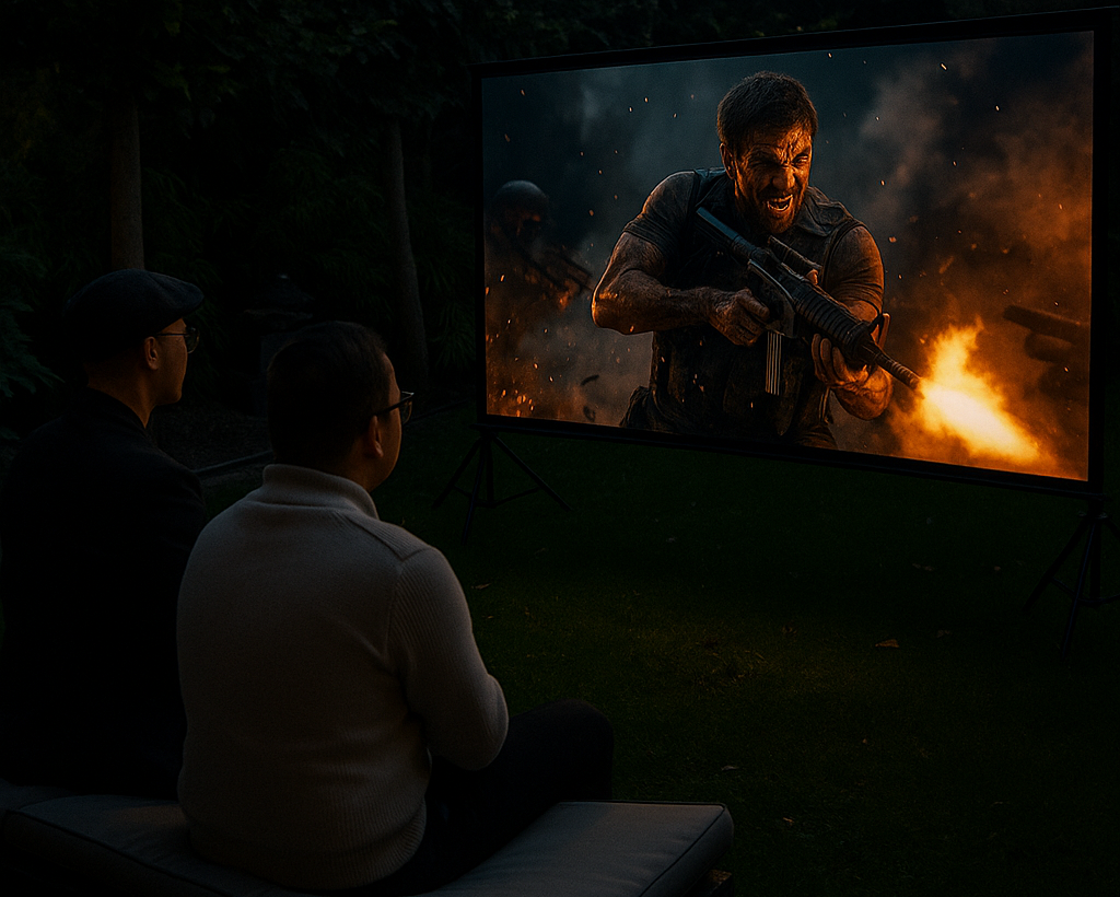 STOBE® Draagbare bioscoop doek + inclusief draag tas 100inch