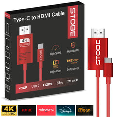 STOBE® USB-C Naar HDMI Kabel voor beamers